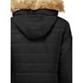 thumbnail image 3 of Hat and Beyond Womens Puffer Jacket Cold Control Mid-Length with Detachable Hood, 3 of 6