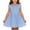 C Light Blue, variant on LOOK! Auroural Children's Plaid Lapel Short Sleeved Dress Girls' Summer College Style Casual And Comfortable Dress(2-8Y)