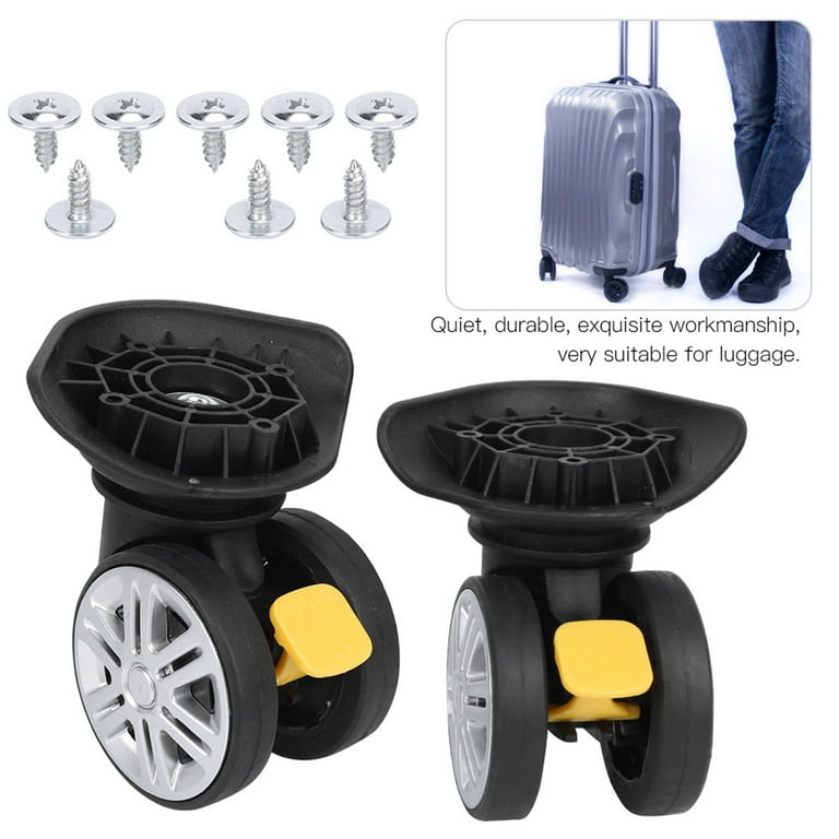  Suitcase Wheels Replacement 360 Spinner Luggage Travel