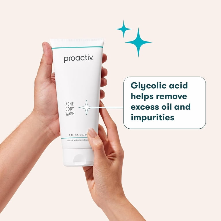 3 pack) Proactiv Acne Body Wash, Gentle All-Over Body Cleanser