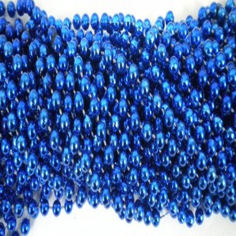 blue mardi gras beads bulk