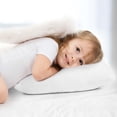 thumbnail image 3 of Nestl Almohada para Niño Pequeño - Paquete de 2 Almohadas para Bebé - Almohada de Algodón para Dormir - Almohada de Viaje Suave - Almohada de Cama Perfecta, 3 of 9