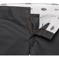 thumbnail image 3 of Dickies Mens Slim Fit Straight Leg Work Pants, 34W x 32L, Charcoal, 3 of 3