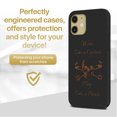 thumbnail image 2 of Case Yard Wooden Case for iPhone-12-Mini Soft TPU Silicone cover Slim Fit Shockproof Wood Protective Phone Cover for Girls Boys Men and Women Supports Wireless Charging Work Like Captain Design, 2 of 7