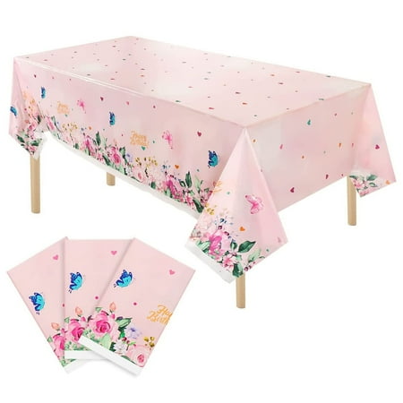 

DCEVERTTO 3Pcs Birthday Party Tablecloth Decoratio
