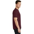 thumbnail image 3 of Port & Co Adult Male Men Plain Short Sleeves T-Shirt Athletic Mar 4X-Large, 3 of 6