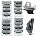 thumbnail image 1 of 16pcs For Gillette Mach 3 Razor Blades Stainless Steel Blades Replacments, 1 of 5