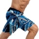 thumbnail image 4 of Pantalones Cortos de Cintura Elástica para Hombre con Bolsillos Secado Rápido Transpirable Multi Bolsillo Pantalones de Natación Verano de Playa, Pantalones de Cintura Elástica para Hombre, 4 of 5