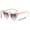 D, variant on Trendy Polarized Sunglasses Women SunglassesRetro Square Shade Slim Frame