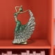 thumbnail image 4 of pavo , estatua artística de resina, escultura elegante femenino, modelo de oficina, estantería, decoración, Gloria Figura de bailarina de pavo real, 4 of 9