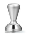 thumbnail image 1 of Inteprter Tamper de presión de café Acero inoxidable Hotel Restaurante Fiesta Club Cocina Fabricante de bebidas Martillo en polvo Base plana Juegos de servir café y té Plata 58 mm, 1 of 6