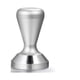 thumbnail image 1 of Inteprter Tamper de presión de café Mango antideslizante de acero inoxidable Restaurante Fiesta Cocina Bebida Polvo Martillo Base plana Juegos de servir café y té Plata 53 mm, 1 of 6