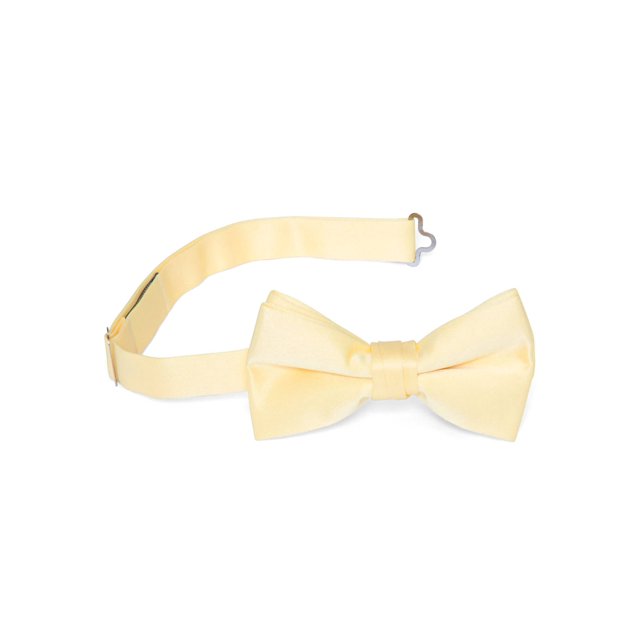Gravity Threads Classic Pre-tied Adjustable Fashion Bowtie, Yellow