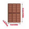 thumbnail image 2 of COFEST Chocolate Bar Molds, Silicone Snap Bars Making Set, Break Apart Wax Melt Mould, Easy Release Soy Candle Mould Rectangle Durable Non-Stick for Protein and Energy Soap Home DIY Handmade Gifts, 2 of 8