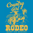 thumbnail image 3 of Country Girl Rodeo Women's V-Neck T-shirt Vintage Cowgirl, 3 of 7