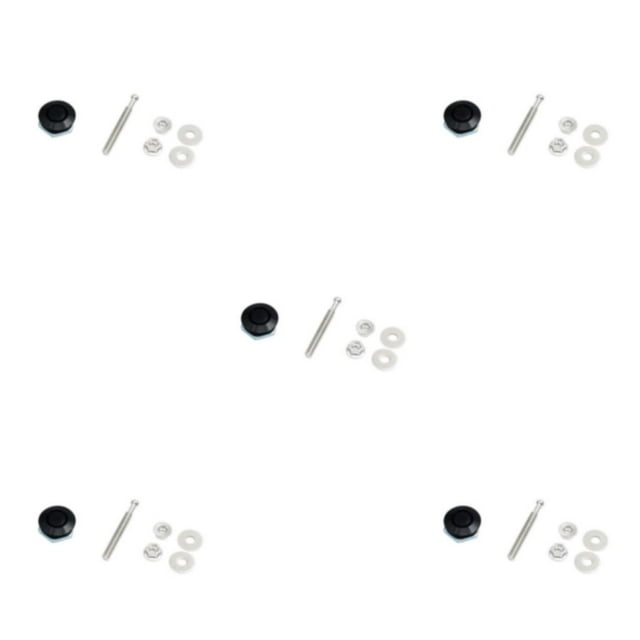 ZheElen Lightweight And Stylish Hood Lock For Car Modification Multiple Sizes black DP16-25 5Set