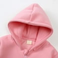 thumbnail image 4 of Fesfesfes Kids 2 Piece Hooded Sweatshirt and Sweatpants Set Long Sleeve Fleece Lined Outfit for Boys and Girls Cozy Casual Playwear Everyday Fall Winter Clothes(Pink,11-12 Years), 4 of 7