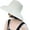 White, variant on YEKEYI Sun Hats for Women Wide Brim Beach Hat Straw Hat UPF Travel Foldable Brim Summer UV Hat
