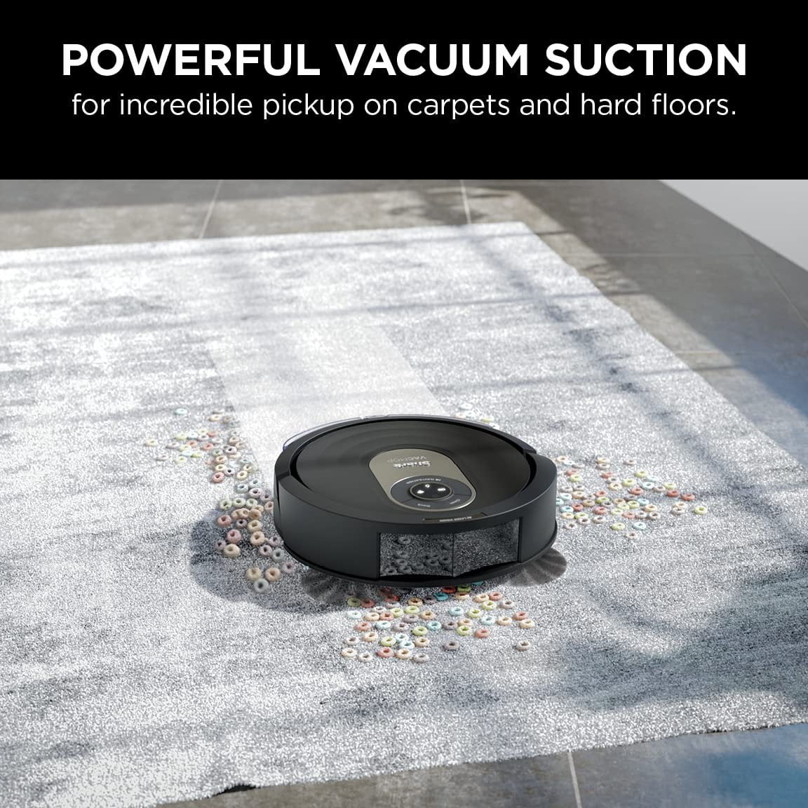 Shark AI Robot Vacuum & Mop, with Home Mapping, Perfect for Pets, Wifi, Works with Alexa, Black/Gold AV2001WD