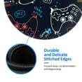thumbnail image 5 of Disketp Joystick Gamepad Small Mouse Pad 7.9x7.9 Inches,Washable Round Mousepad For Office Laptop Computer,Non-Slip Rubber Base Mouse Pads For Wireless Mouse, 5 of 8