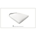 thumbnail image 1 of TK Classics 4 Coussins pour Chaises de Salle à Manger en Blanc Voile, 1 of 1