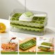 thumbnail image 1 of Bandeja de hielo con liberación rápida con un botón | Utensilio de cocina de plástico duradero | Fácil eliminación de hielo | Caja de almacenamiento para congelador multiusos | Organizador de, 1 of 8