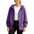 thumbnail image 2 of Hooded Sun Jacket Men Women Summer Fall Lightweight Long Sleeve Loose Casual Zip Up Sun Hoodie with Pockets Fishing Outerwear, 2 of 6