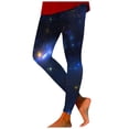 thumbnail image 2 of Stephy Costume Women Colorful Leggings Fancy Costume Glitter 3D Printing Costume for Women, Blue, XL, 2 of 4
