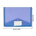 thumbnail image 3 of Toyeng Plastic Envelopes for Effortless Office Organization - Secure Button Closure and Label Pockets,Yellow 13.38*9.44in, 3 of 6