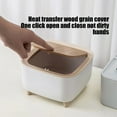 thumbnail image 4 of Zxsyw Trash Can Desktop Trash Can Living Room High Value Waste Basket Household One Button Press With Lid Large Capacity Office Plastic Plastic Trash Can, 4 of 5