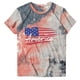 thumbnail image 1 of Blusa Informal Elegante Para Mujer, Camisetas Divertidas Y Lindas de Manga Corta Con Estampado de Bandera Del Día de La Independencia, Camiseta Teñida Anudada Odeerbi  ODB165541, 1 of 7