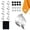 Color 4, variant on 8Pcs Magnetic Tablecloth Weight Set Heavy Duty Stainless Steel Tablecloth Weight for Outdoor Wedding Picnic Camping and Garden Use