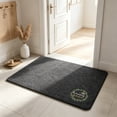 thumbnail image 4 of Tapis de Porte pour Entrée de Maison, Tapis de Porte pour Porte d'Entrée Extérieure, Paillasson Imitation Coco Style Imprimé Broderie Tapis de Sol Extérieur Piège-Saleté Tapis d'Entrée pour Porte d'Entrée Porche Patio, 4 of 6