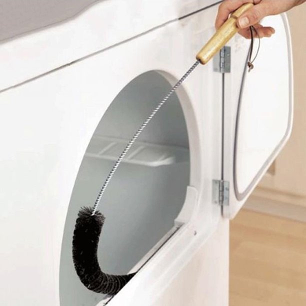 Ostrifin Long Black Washing Machine Clothes Dryer Cleaning Brush Vent
