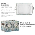 thumbnail image 2 of Yayeee 2 Pack Canvas Storage Basket with Handles for Shelves Fabric Bins Closet Organizer, Vibrant Abstract Design, 2 of 8