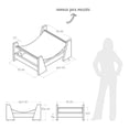 thumbnail image 4 of Cama Flotante Para Perros Medianos Maderkit Color Rovere beige, 4 of 7