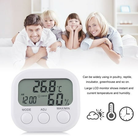 d igital LCD Thermometer Portable Hygrometer Temperature Humidity Meter