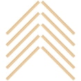 thumbnail image 4 of Gymnture 10pcs Biodegradable Reusable Bamboo Straws for Cold Drinks, 4 of 10