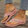 thumbnail image 2 of DAFEI Sandales de Plage Sandales de Plage pour Femmes Sandales de Plage pour Dames Sandales Compensées d'Été Chaussures Femmes Pantoufles Sandales Bohèmes Chaussures Mode, 2 of 8