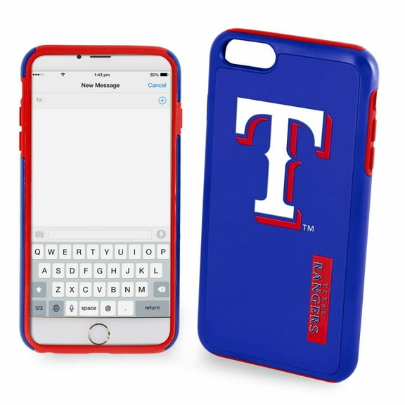 FOCO NHL Texas Rangers Dual Hybrid Impact Case For iPhone 6 , 6S (5.5")