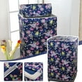 thumbnail image 3 of Polyester Washing Machine Cover with Flower Pattern, Waterproof and Sunscreen for Home Use, 3 of 9