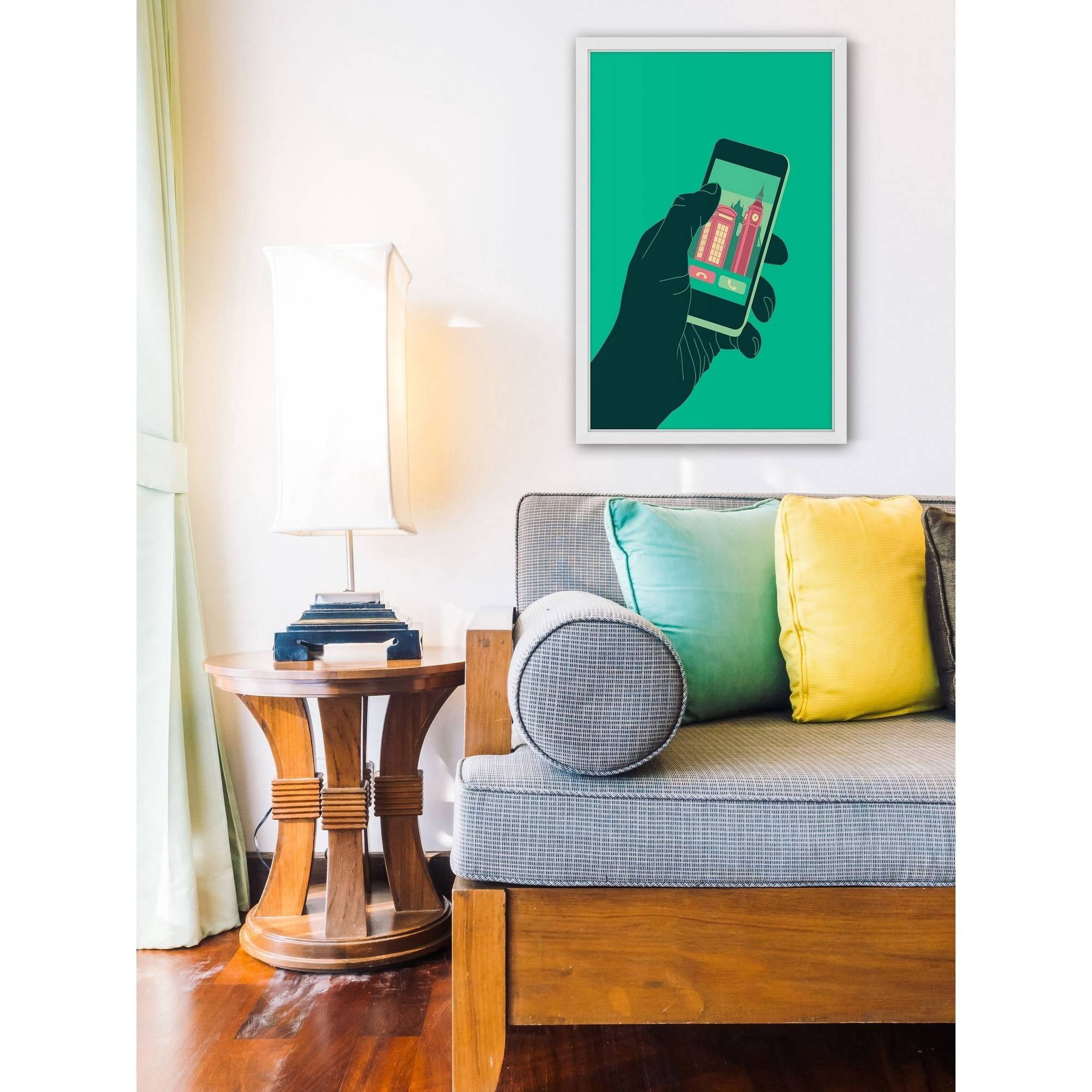 "London Calling" Framed Painting Print