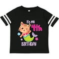 thumbnail image 3 of Inktastic It's My 4th Birthday with Cute Cat Mermaid Girls Toddler T-Shirt, 3 of 5
