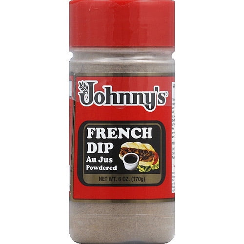 Johnny's French Dip Powdered Au Jus, 6 oz, (Pack of 6)