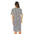 thumbnail image 3 of Just Love Short Sleeve Nightgown Sleepwear for Women (Colorful Cheetah, Medium), 3 of 3