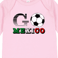 thumbnail image 4 of Inktastic Go, Mexico- Soccer, Football Boys or Girls Long Sleeve Baby Bodysuit, 4 of 5