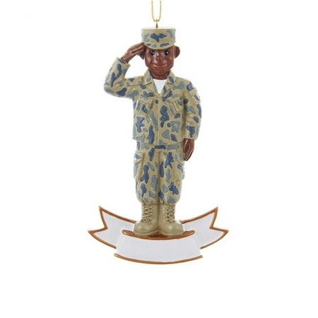 425 Armée Américaine Saluer Soldat En Uniforme Boule De