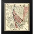 thumbnail image 2 of Hoen 15x16 Black Modern Framed Museum Art Print Titled - New Orleans Louisiana - Hoen 1861, 2 of 5