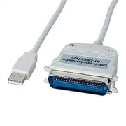 Sanwa Supply USB Printer Converter Cable (IEEE1284-USB Conversion/5m) USB-CVPR5N White