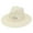 White, variant on Sun Hats for Men Wide Brim Panama Hat Beach Hat Straw Hats for Men Sun Protection Foldable Men Fedora Hats UPF50